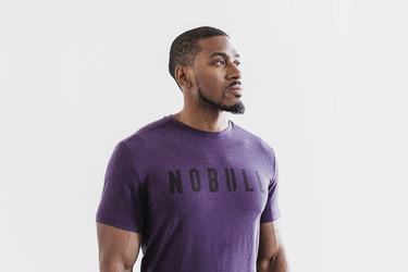 Nobull T-Shirt Herr Lila | CE1472863