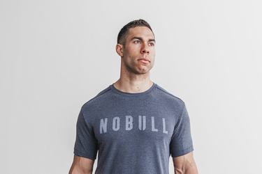 Nobull T-Shirt Herr Marinblå | FO2045937