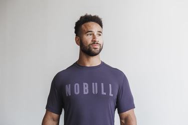 Nobull T-Shirt Herr Mörklila | CR9708236