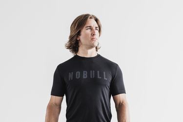 Nobull T-Shirt Herr Svarta | WO3426985