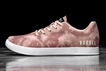 Nobull Tie-Dye Canvas Trainer Skor Dam Rosa | LN9783251