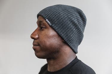 Nobull Waffle Beanie Mössa Dam Mörkgrå | FE9168534