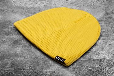 Nobull Waffle Beanie Neon Mössa Herr Gula | HP0465271