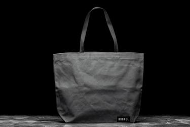 Nobull Waxed Canvas Open Top Tote Väska Dam Grå | AY9528014