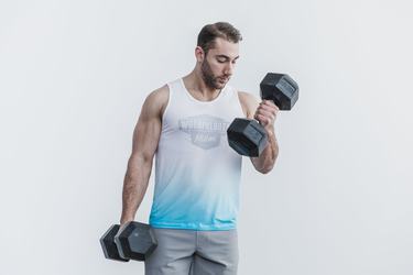 Nobull Wodapalooza Dip-Dye Tank Linne Herr Blå | CN4693205