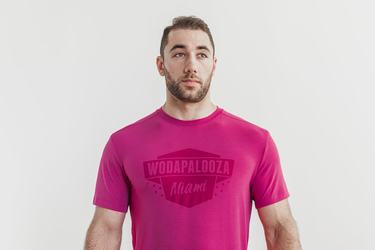 Nobull Wodapalooza T-Shirt Herr Rosa | IW5769012